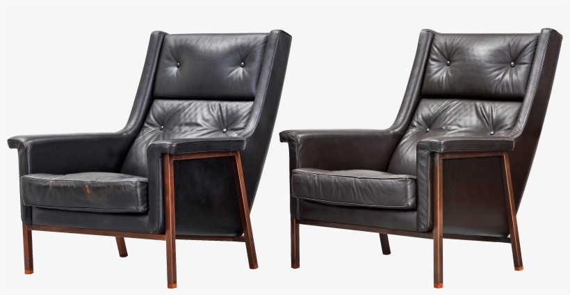 Black Armchairs Png Image - Armchairs Png, transparent png download