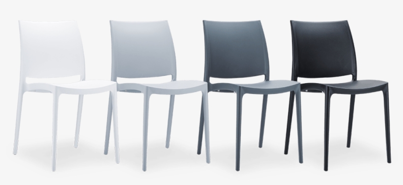 Maya Indoor/outdoor Stacking Chair- Set Of 4, transparent png download