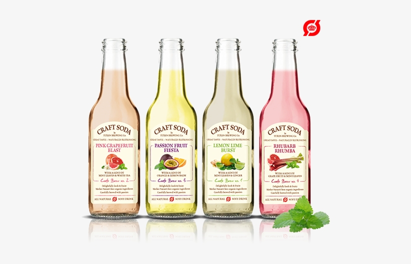 Craft Soda 100% Organic Soft Drink - Craft Soft Drinks, transparent png download
