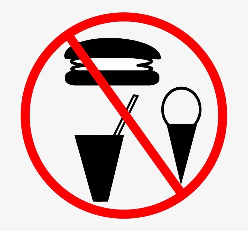 Graphic Food Allowed Clip Art At Clker Com - Png No Food, transparent png download