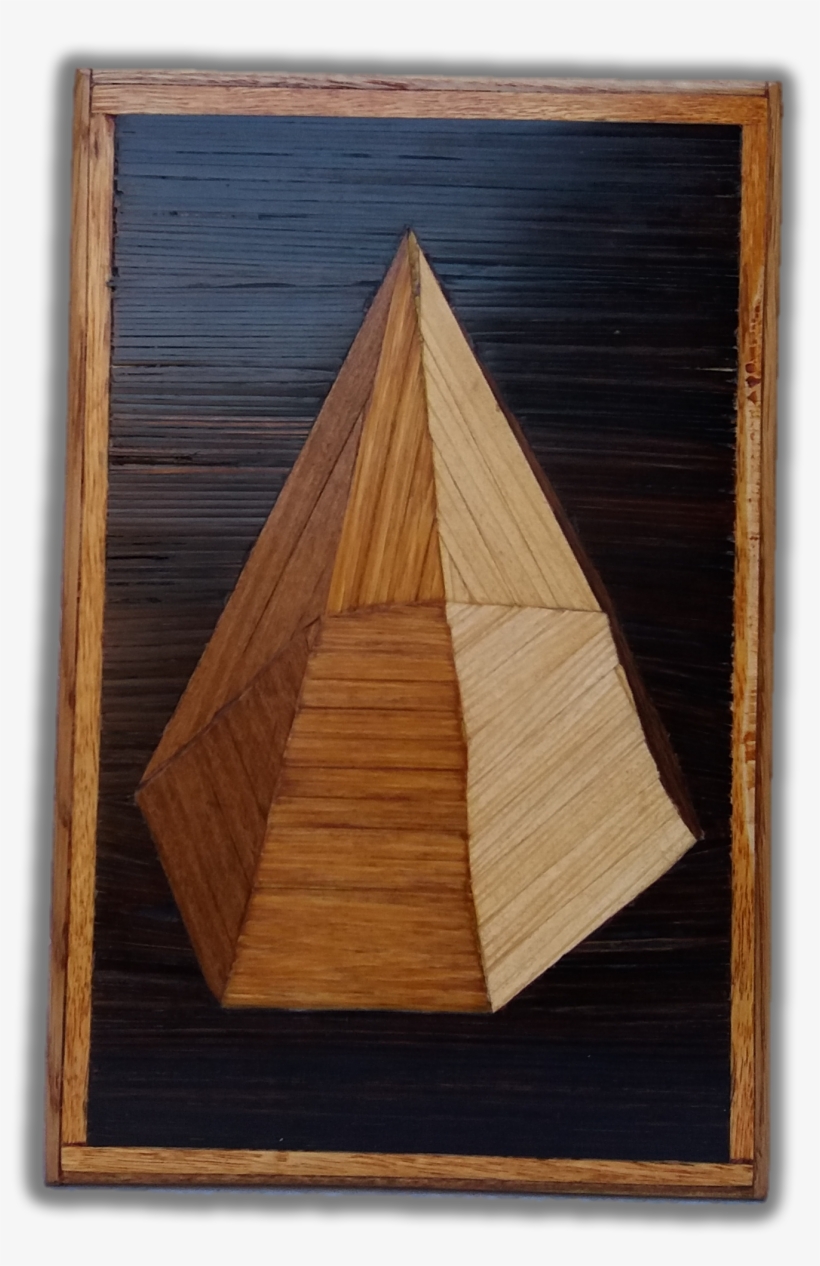 Hexagonal-pyramid - Plywood, transparent png download