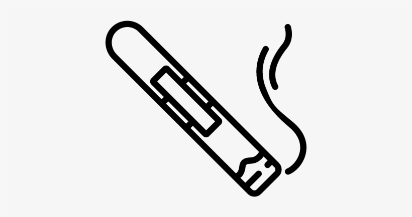 Smoking Cigar Vector - Smoking, transparent png download
