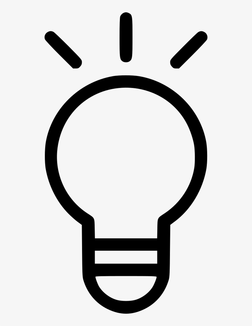 Bulb Light Idea Discovery Think Research Shine Comments - Incandescent Light Bulb, transparent png download
