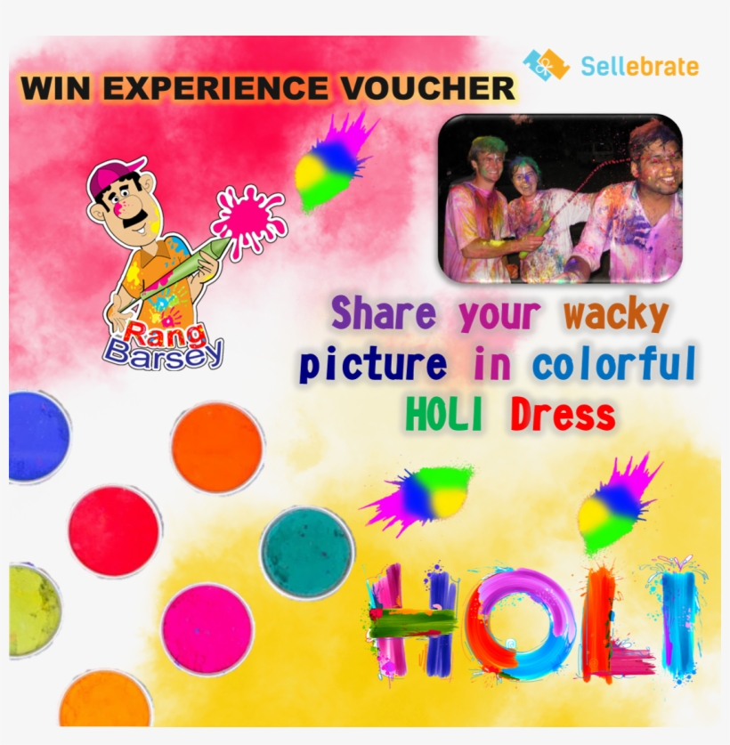 Colorful Dress And Get A Chance To Win An Experience - Holi 2011, transparent png download