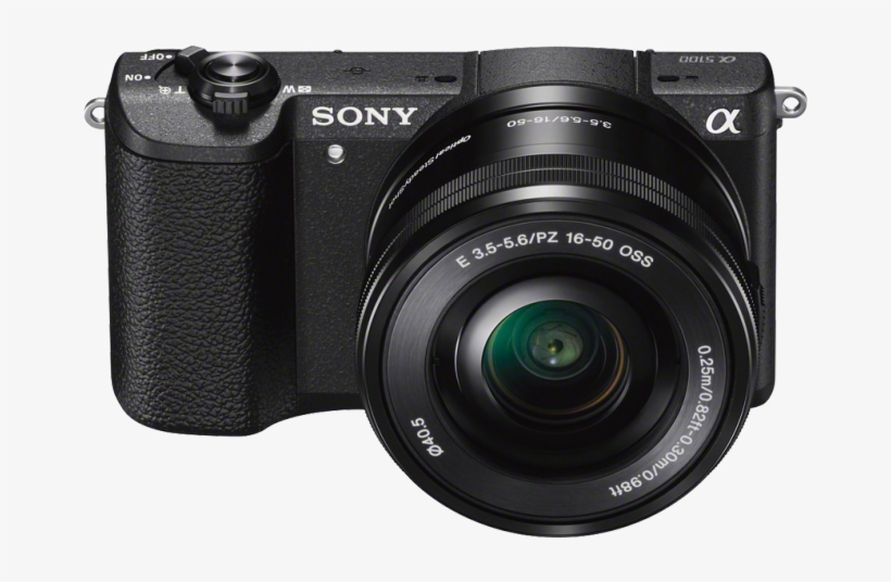 Tablets & Ebook Readers - Sony A5100 Mirrorless Camera W/ 16-50mm, transparent png download