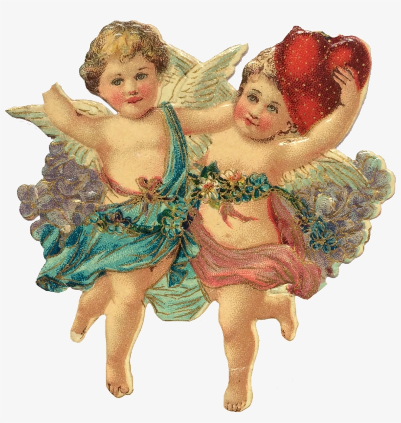 Valentines Day Vintage Cupid, transparent png download