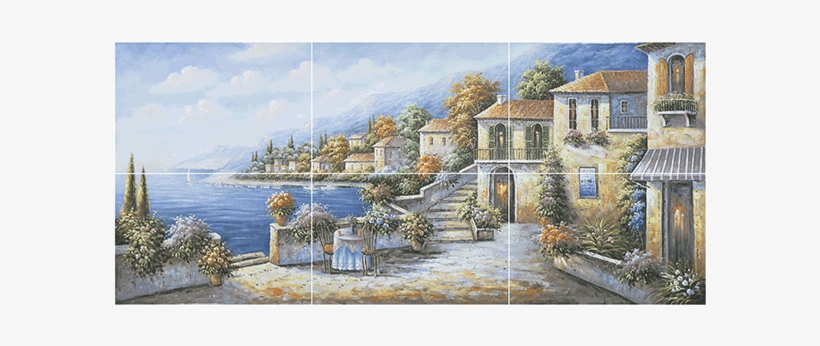Landscape Painting - Ks-512 Kanvas Tablo 40x120 Cm, transparent png download