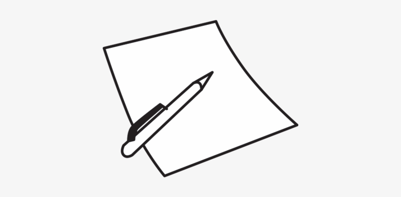 Summer Quest Icon Pen And Paper - Paper, transparent png download