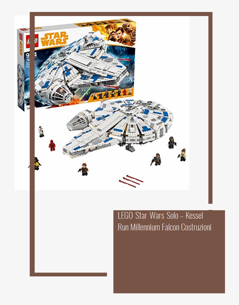 Lego Star Wars Solo Kessel Run Millennium Falcon Costruzioni - Lego Millennium Falcon 75212, transparent png download