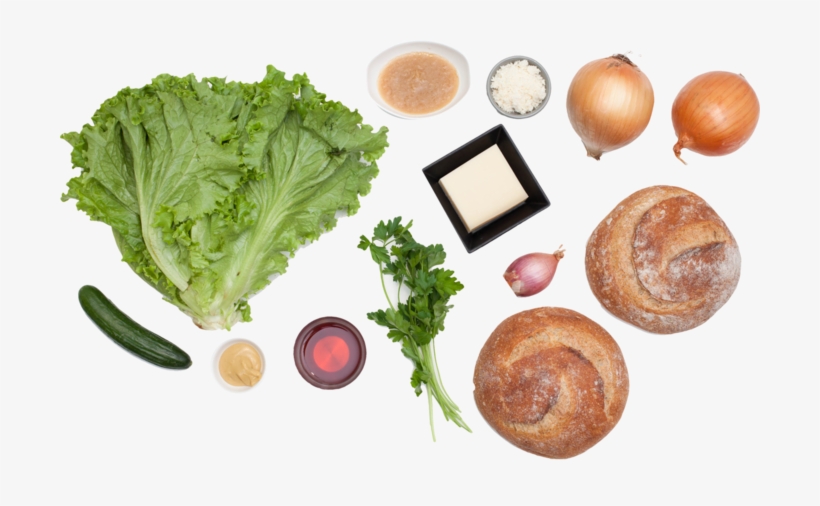 French Onion Soup In A Sourdough Bread Bowl - Ingredients Onion, transparent png download
