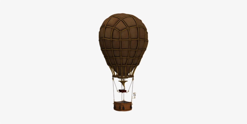 Hot Air Balloon Aircraft Balloon Airship F - Brown Hot Air Balloon, transparent png download