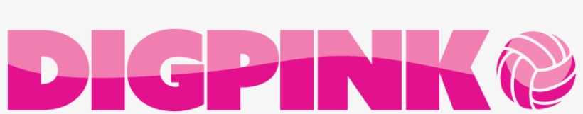 Autograph Volleyball - Baden Mini Dig Pink, White, transparent png download