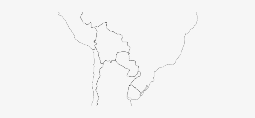 Png Black And White Stock Usa Map Outline Free - Map, transparent png download