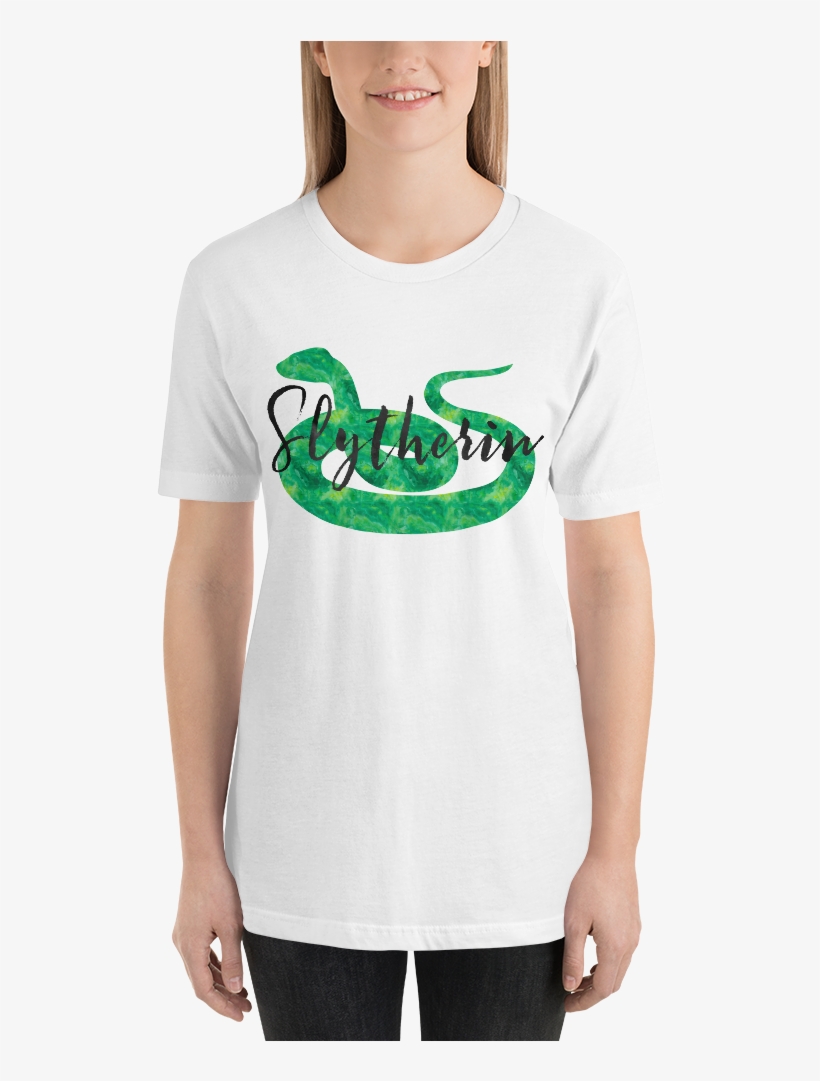 Slytherin Hogwarts House Pride Unisex Short Sleeved - T-shirt, transparent png download