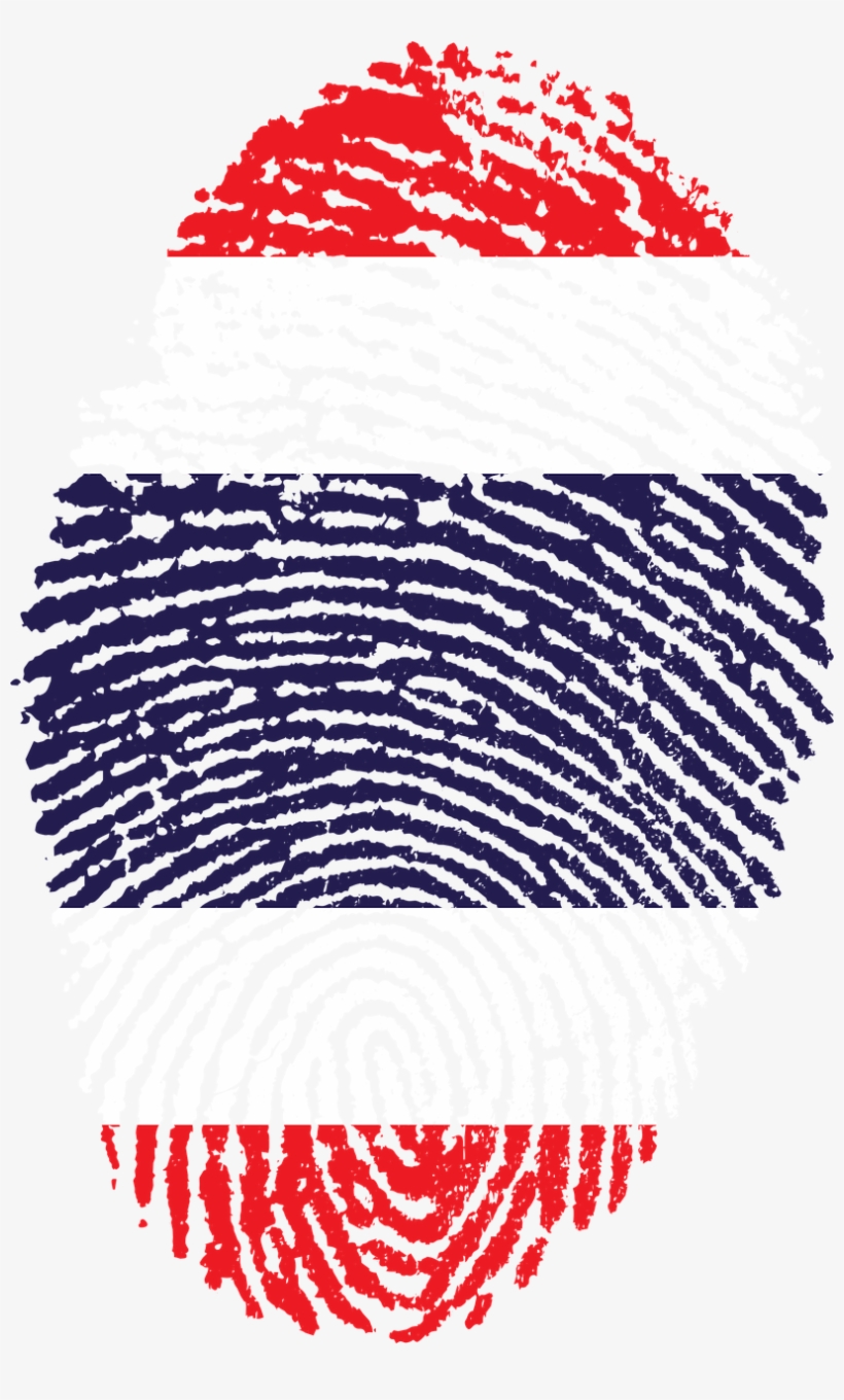 Thailand Fingerprint - Fingerprint With Flags, transparent png download
