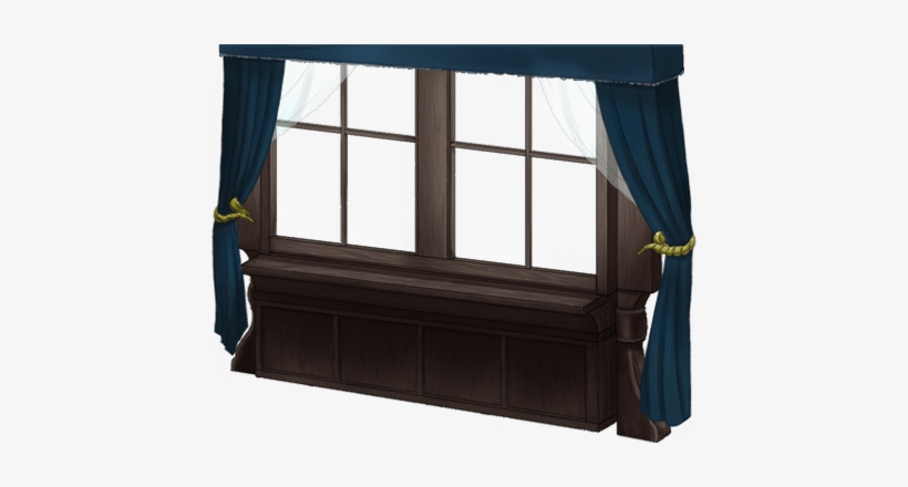 Elegant Large Blue Window - Window, transparent png download