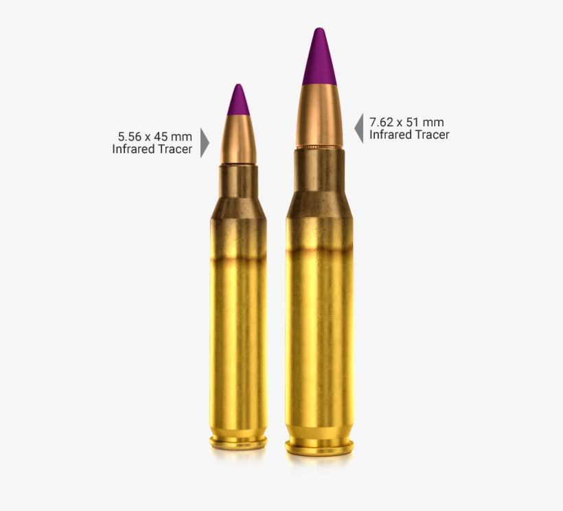Infrared Tracer - 7.62×51mm Nato, transparent png download