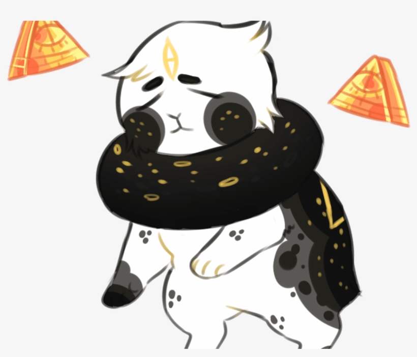 Collection Of Free Illuminati Drawing Cat Download - Cartoon, transparent png download