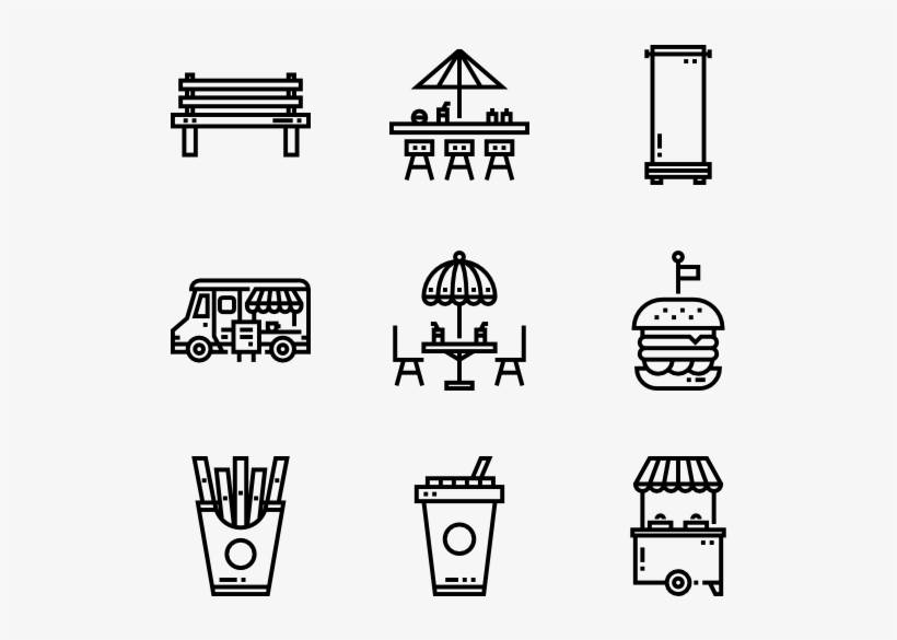 Food Truck - Food Truck Icon Free, transparent png download