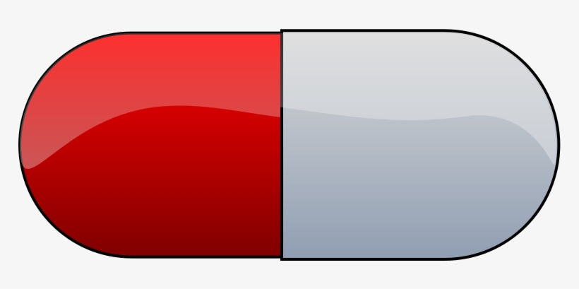 File - Pill - Svg - Cartoon Pill, transparent png download