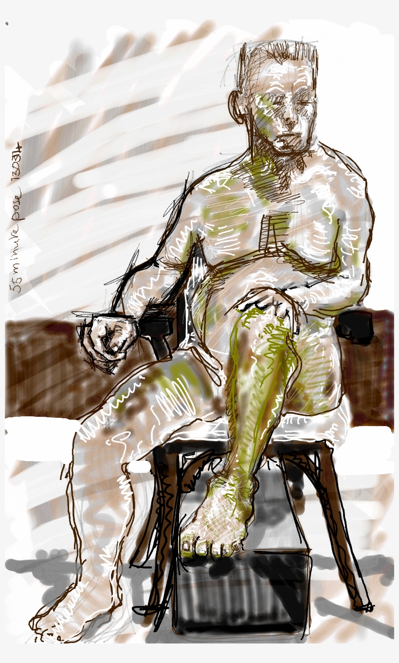 Fierce Foreshortening Png Library Library - Sitting, transparent png download