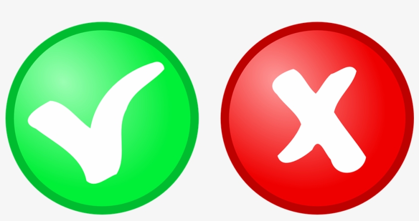 Red Cross Mark Png Hd - Simbolo Negativo Y Positivo, transparent png download