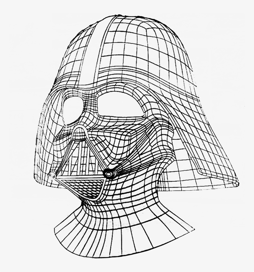 Darth Vader Star Wars No Background Mesh Image - Anakin Skywalker, transparent png download