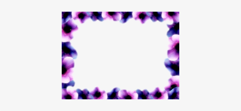 Flower Border Png - Flower Page Borders, transparent png download