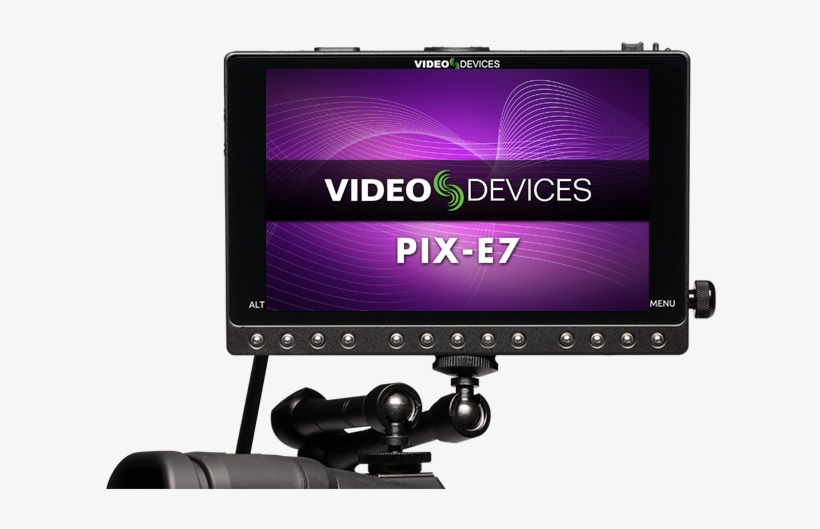 Pix-e7 - Video Devices Pix-e7 7" 4k Recording Video Monitor, transparent png download