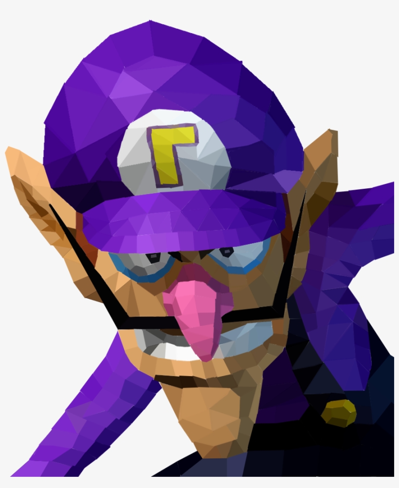 Double Dash Mario Party 8 Mario Tennis Purple Violet - Waluigi Mario Kart Double Dash, transparent png download