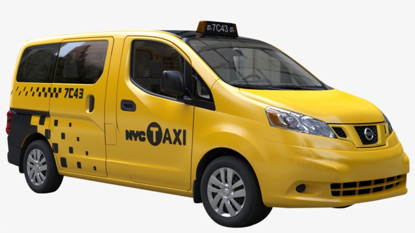 Taxi Cab Png Transparent Image - Nissan Nv200 Taxi Nyc, transparent png download
