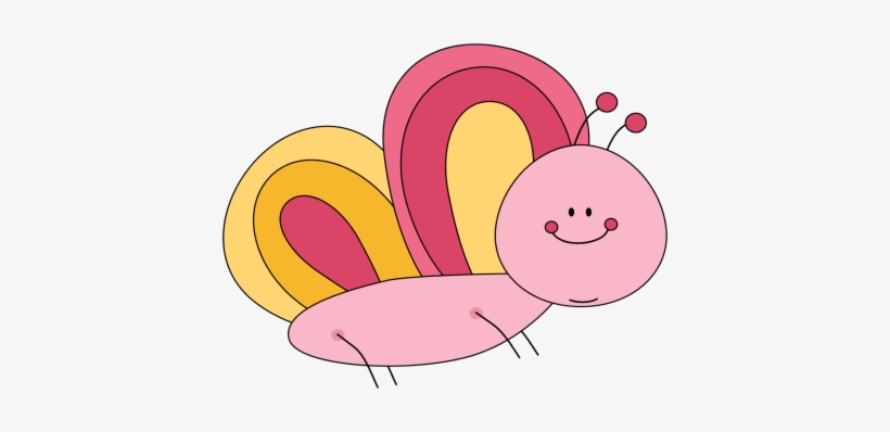 Cute Free Clip Art - Butterfly Clipart Cute, transparent png download