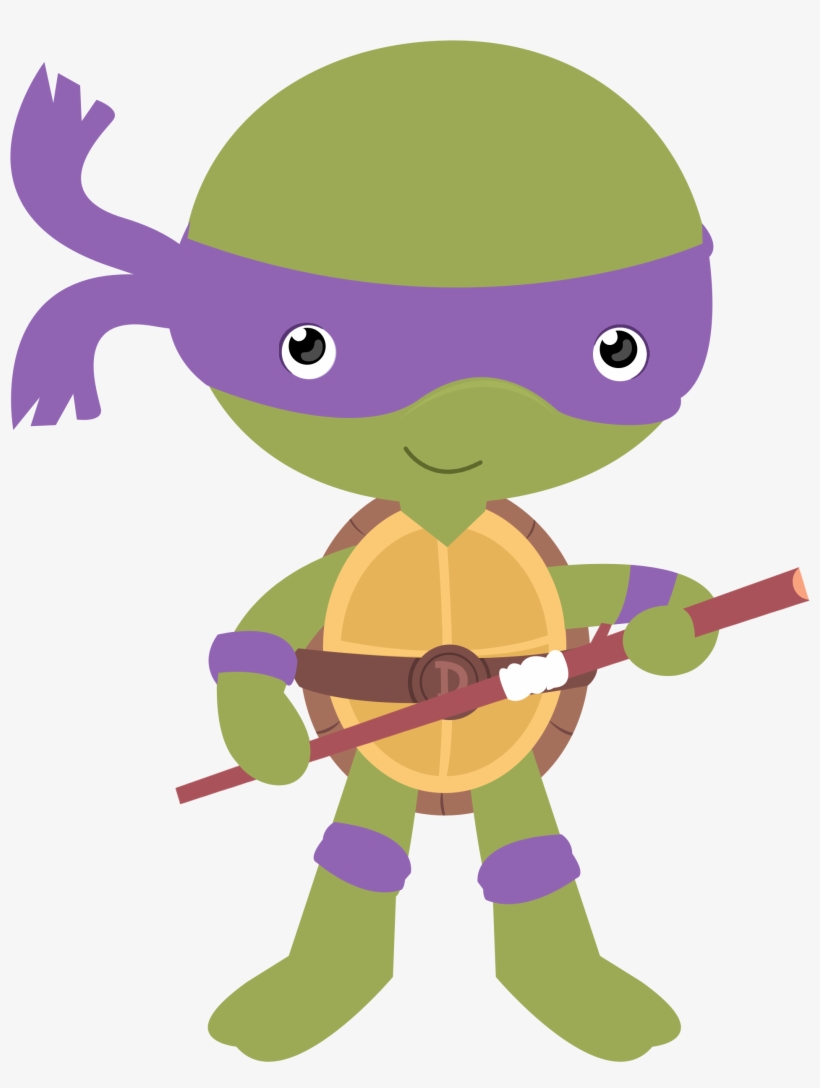 Ninja Turtles Clipart Disney - Tartaruga Ninja Kids, transparent png download