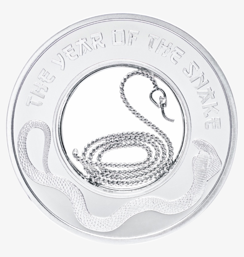 Fiji 2013 1$ Year Of The Snake Filigree Proof Silver - Silver Coin, transparent png download