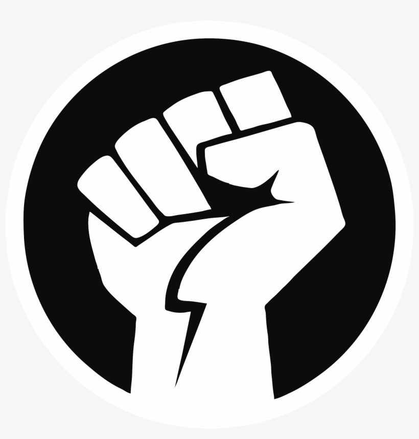 Beauty Electricity Clipart Black And White - Black Panther Fist Silhouette, transparent png download