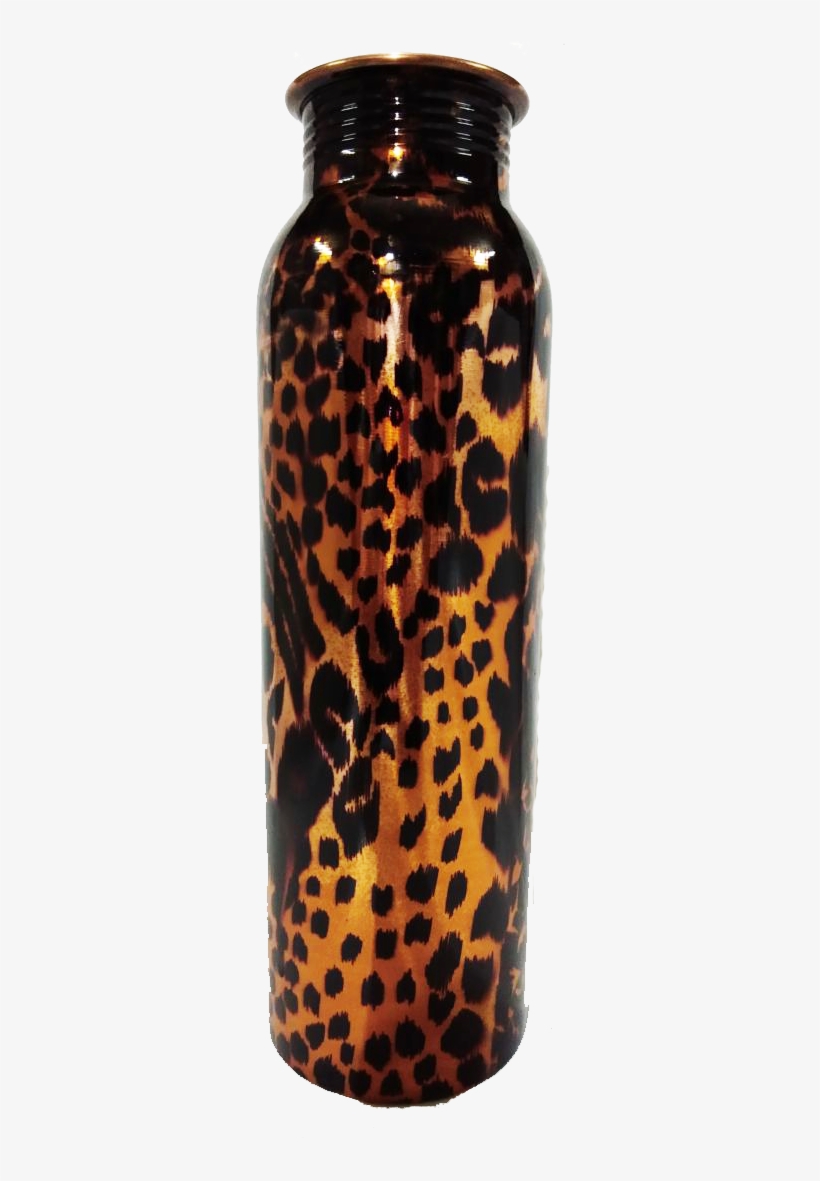 Painting On Cooper Bottle - Glass Bottle, transparent png download