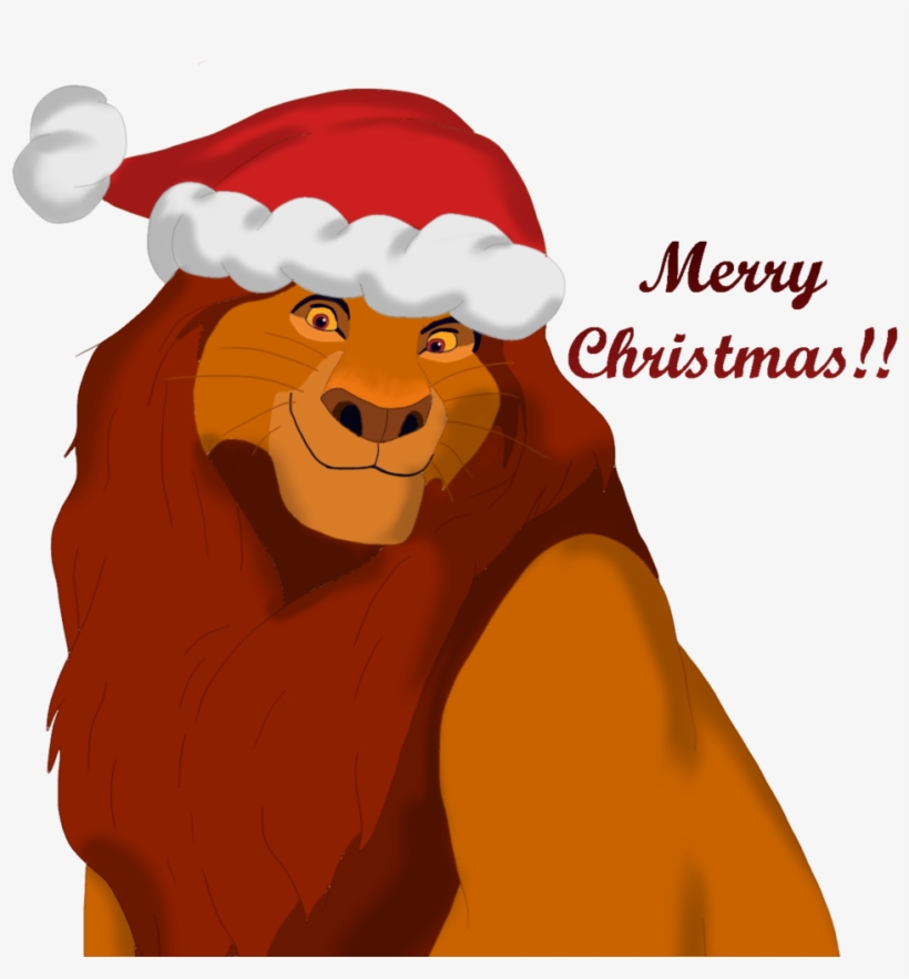 Mufasa Clipart Vector - Mufasa Christmas, transparent png download