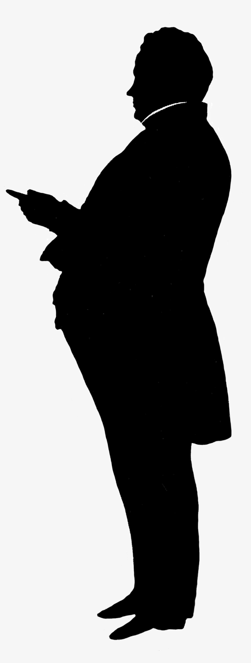 Man Woman Silhouette Png Download - Profile Silhouette Full Body, transparent png download