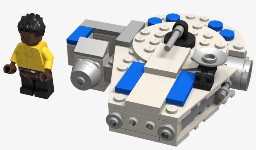 Mocmy Take On The Kessel Run Millenium Falcon - Lego Kessel Run Falcon, transparent png download