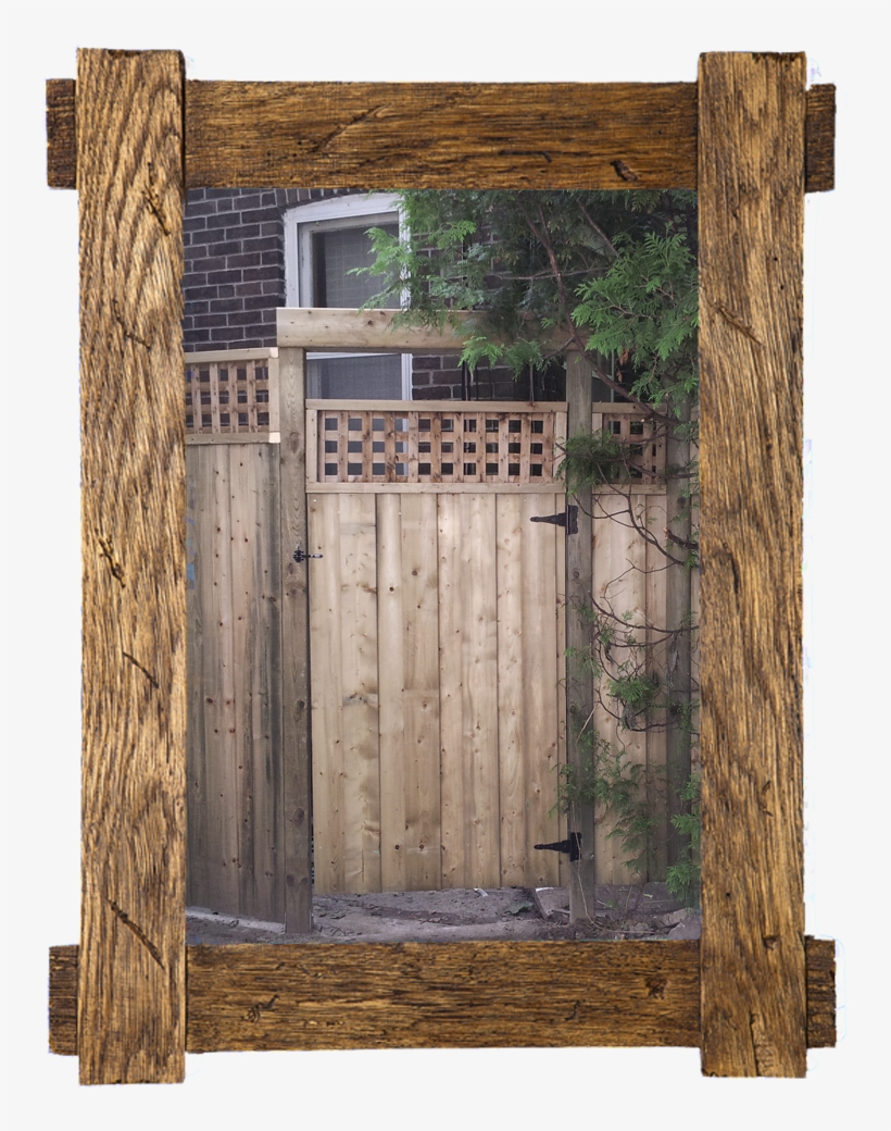 Wood Frame With Gate - Gate, transparent png download