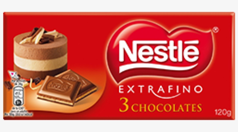 Tableta De 3 Chocolates Nestlé - Nestle Choco Classic 36g, transparent png download