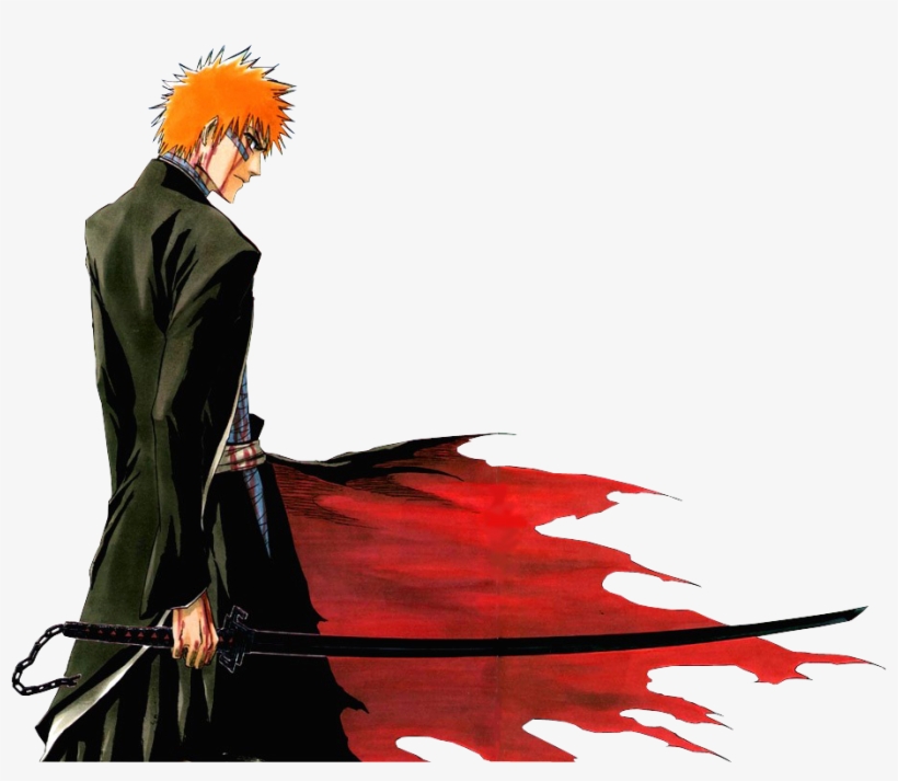 Animetron - Ichigo Kurosaki Bankai, transparent png download