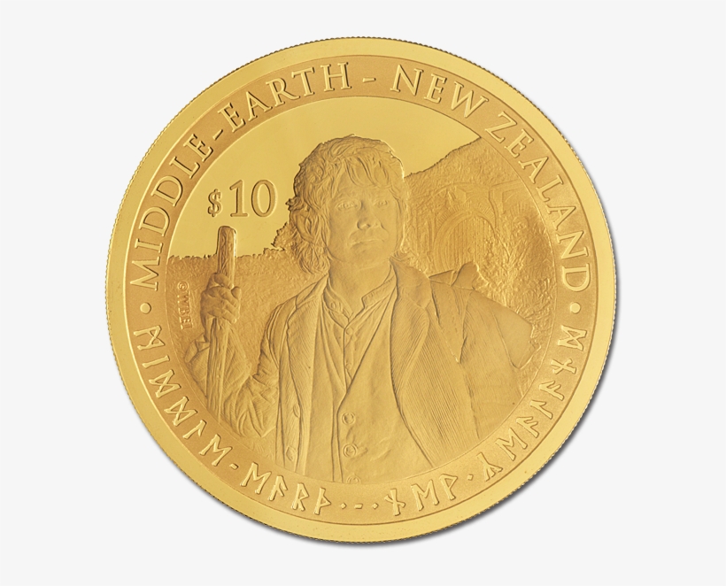 An Unexpected Journey Premium Gold Coin - Sovereign, transparent png download