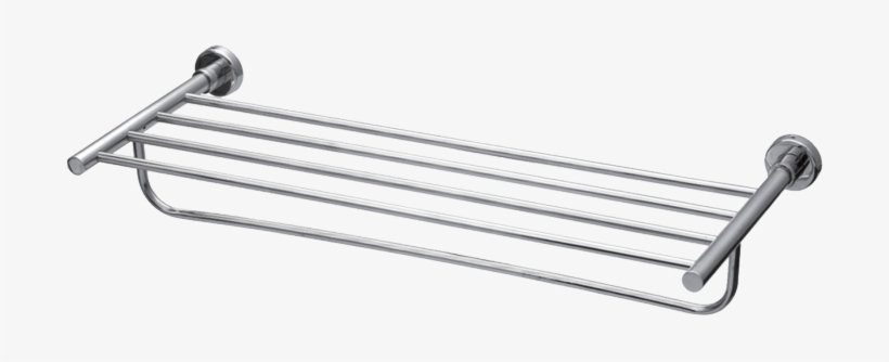Classic Towel Rack - Accessories In Bathroom Image Png, transparent png download