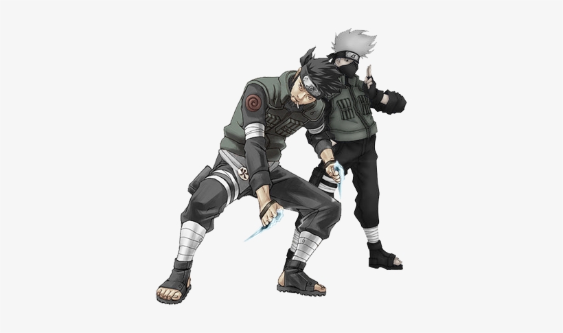 Jonin Level Ninja's Kakashi And Asuma - Kakashi Y Asuma, transparent png download