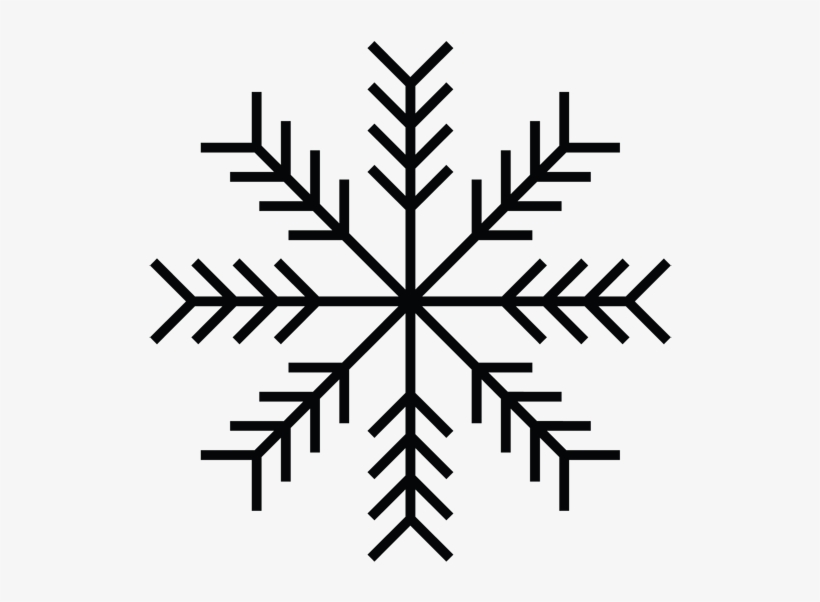 Snowflake Black - 4 Seasons Icon Png, transparent png download