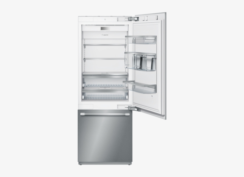 30 Inch Built In Panel Ready Two Door Bottom Freezer - Thermador T30bb910ss, transparent png download