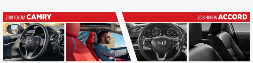 2018 Toyota Camry Vs 2018 Honda Accord Interior Comparison - Honda Accord, transparent png download