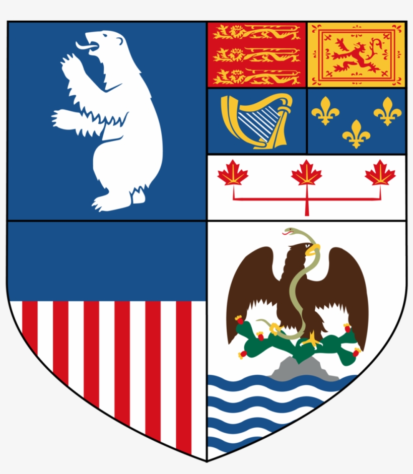 Ocquartered - Greenland Coat Of Arms Throw Blanket, transparent png download