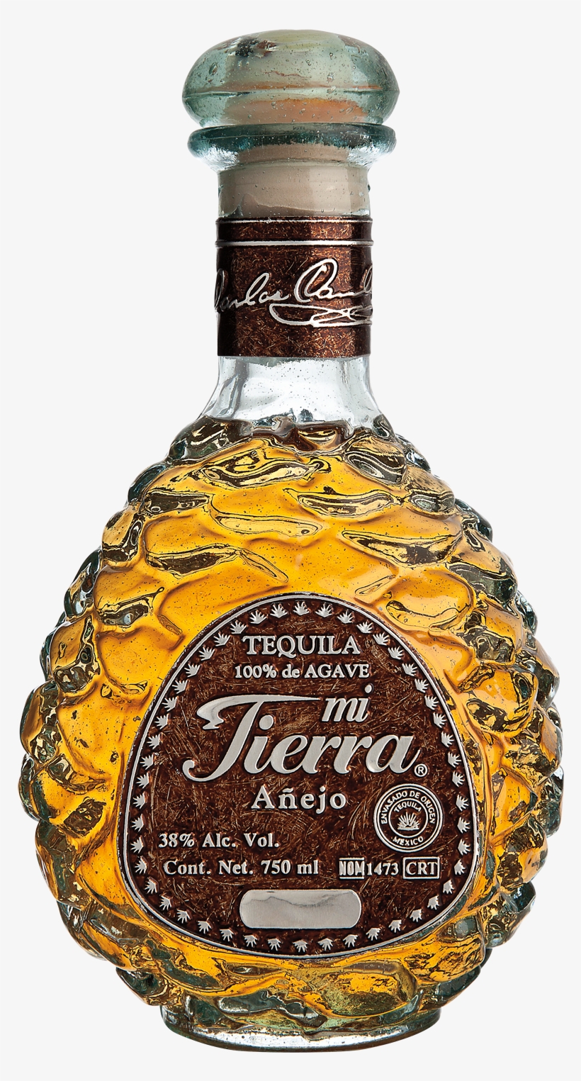 Tequila Mi Tierra Añejo, transparent png download